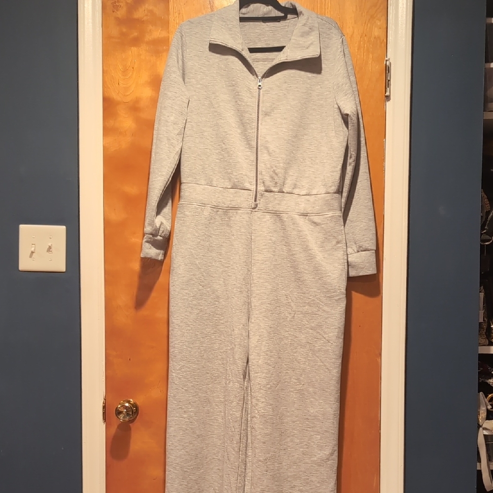 Stylish Light Gray Women's Jumpsuit
